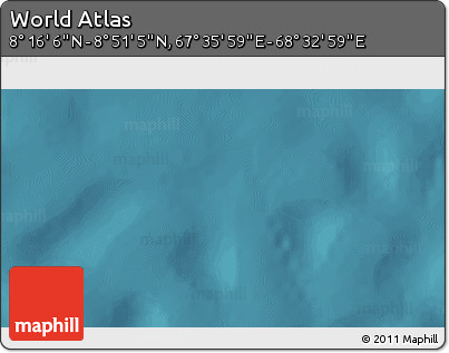 Satellite 3D Map of the Area around 8° 33' 36" N, 68° 4' 29" E