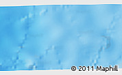 Physical 3D Map of the area around 8° 33' 36" N, 72° 19' 29" E
