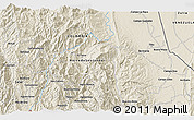 Shaded Relief 3D Map of the area around 8° 33' 36" N, 73° 1' 30" W