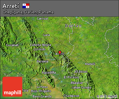 Satellite 3D Map of Arretí