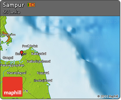 Physical 3D Map of Sampur