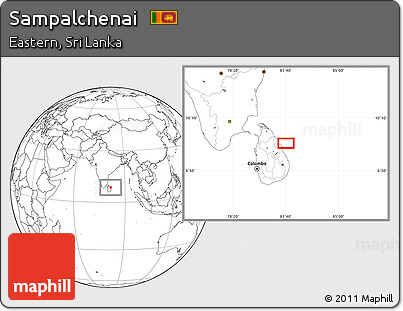 Blank Location Map of Sampalchenai