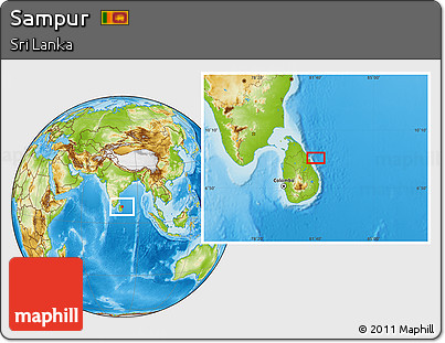 Physical Location Map of Sampur