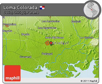 Physical 3D Map of Loma Colorada