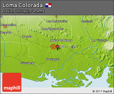 Physical 3D Map of Loma Colorada