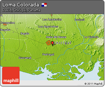 Physical 3D Map of Loma Colorada