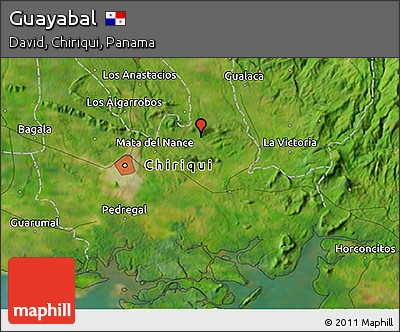 Satellite 3D Map of Guayabal