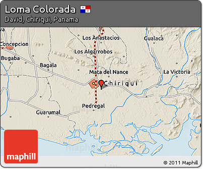 Shaded Relief 3D Map of Loma Colorada