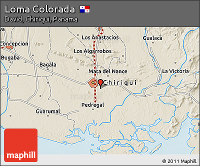Shaded Relief 3D Map of Loma Colorada