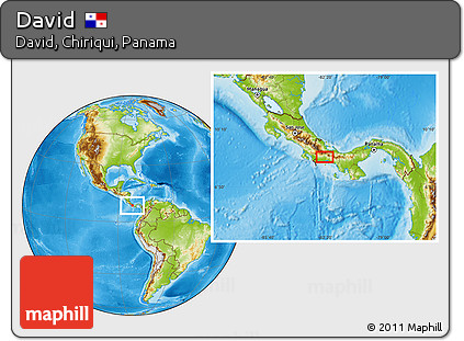 Physical Location Map of David