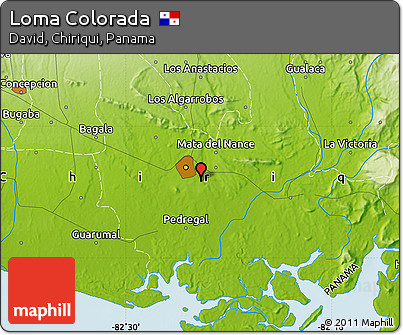 Physical Map of Loma Colorada