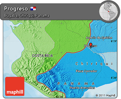 Political Map of Progreso
