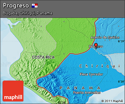Political Map of Progreso