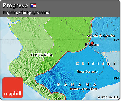 Political Map of Progreso