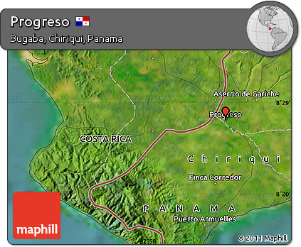 Satellite Map of Progreso