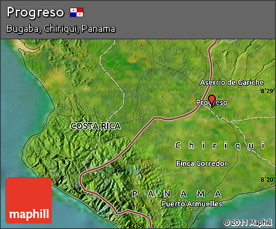 Satellite Map of Progreso