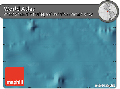 Satellite Map of the Area around 8° 33' 36" N, 89° 10' 30" W