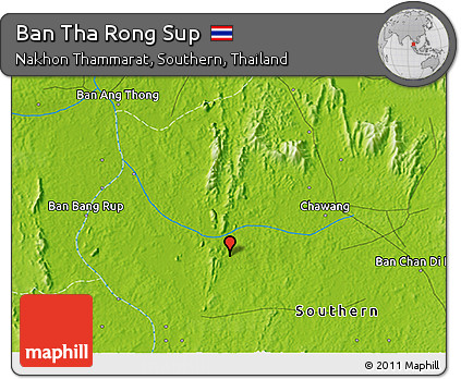 Physical 3D Map of Ban Tha Rong Sup