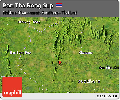Satellite 3D Map of Ban Tha Rong Sup