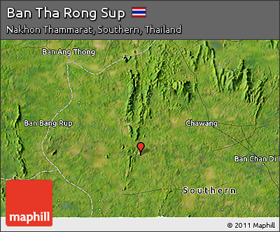 Satellite 3D Map of Ban Tha Rong Sup
