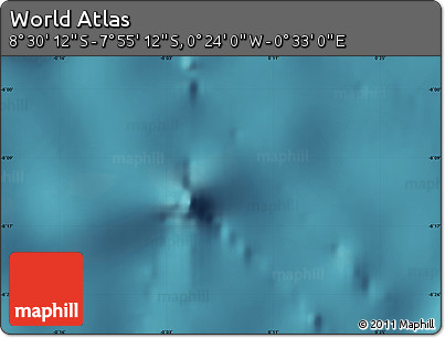 Satellite Map of the Area around 8° 12' 42" S, 0° 4' 30" E