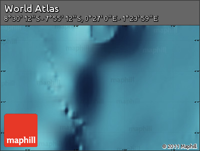 Satellite Map of the Area around 8° 12' 42" S, 0° 55' 29" E