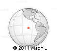 Outline Map of the Area around 8° 12' 42" S, 101° 4' 29" W, rectangular outline