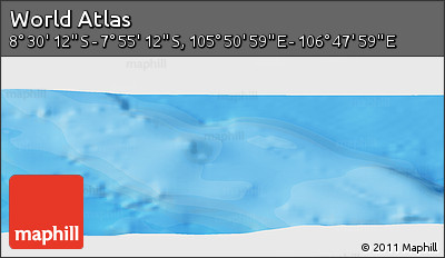 Political Panoramic Map of the Area around 8° 12' 42" S, 106° 19' 29" E