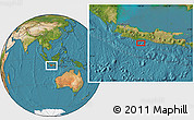 Satellite Location Map of the area around 8° 12' 42" S, 108° 52' 30" E