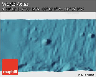 Satellite 3D Map of the Area around 8° 12' 42" S, 108° 43' 29" W