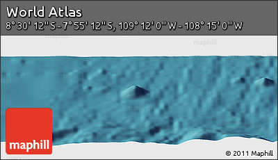 Satellite Panoramic Map of the Area around 8° 12' 42" S, 108° 43' 29" W