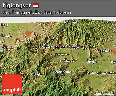 Satellite 3D Map of Nglongsor