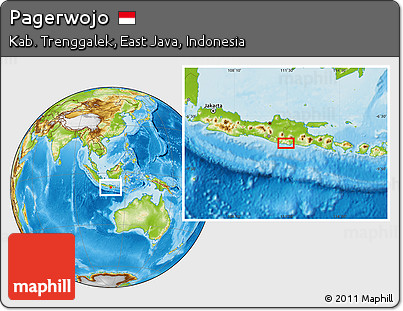 Physical Location Map of Pagerwojo