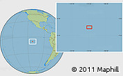 Savanna Style Location Map of the area around 8° 12' 42" S, 111° 16' 30" W