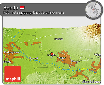 Physical 3D Map of Bendo
