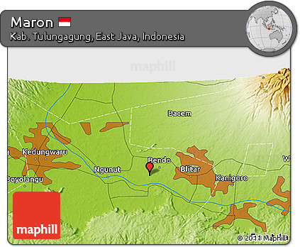 Physical 3D Map of Maron