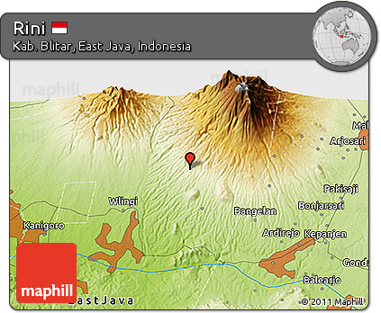 Physical 3D Map of Rini