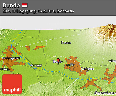 Physical 3D Map of Bendo