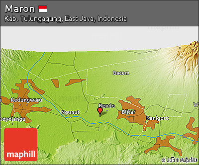 Physical 3D Map of Maron