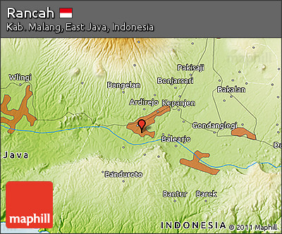 Physical 3D Map of Rancah