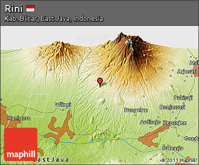 Physical 3D Map of Rini