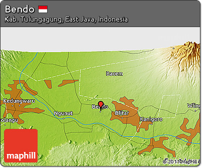 Physical 3D Map of Bendo