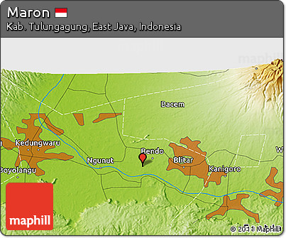 Physical 3D Map of Maron