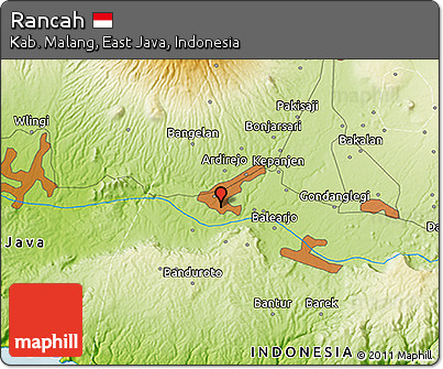Physical 3D Map of Rancah