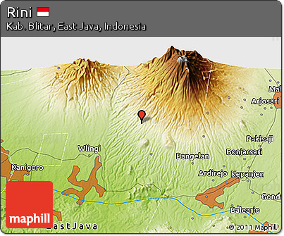 Physical 3D Map of Rini
