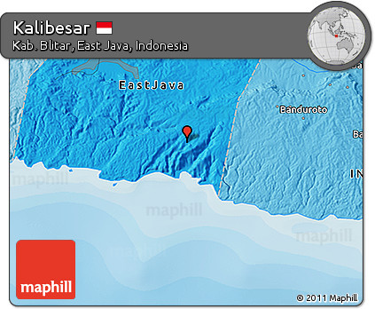 Political 3D Map of Kalibesar