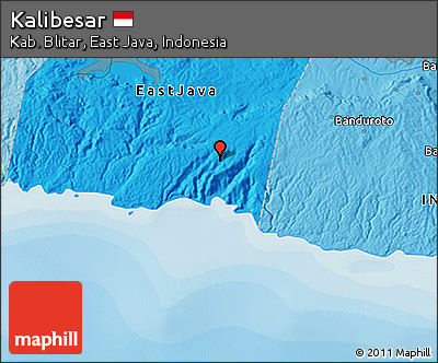 Political 3D Map of Kalibesar