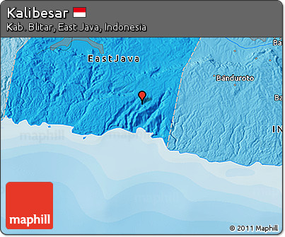 Political 3D Map of Kalibesar