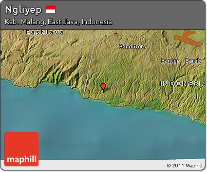 Satellite 3D Map of Ngliyep