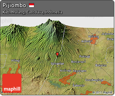Satellite 3D Map of Pijiombo